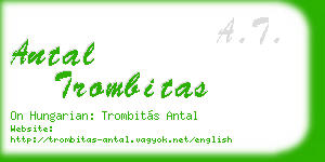 antal trombitas business card